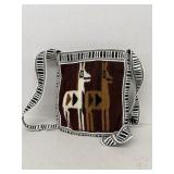 Handcrafted llama purse, Kenya