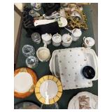 Glassware clock bowls, miscellaneous slot