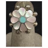 Silver ring size 4 1/2