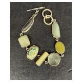 Sterling silver southwestern bracelet