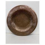 Decorative copper platter