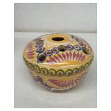 Quimper hand-painted flower frog