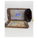 Handmade art design trays