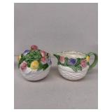 Hand crafted cream and sugar