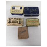Early advertising boxes, Smith Brothers cough