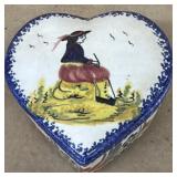 QUIMPER France, ring dish hand painted