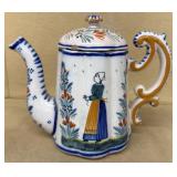 QUIMPER tea pot France