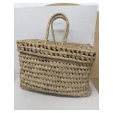 Carrying basket with handles and lid
