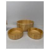 Wooden bowls