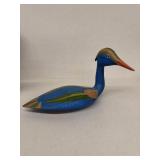 Handmade wooden duck