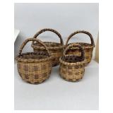 Wicker basket set
