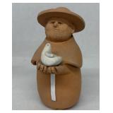 Pottery Monk marked on bottom