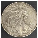 2008 1 ounce silver liberty dollar coin-SPECIAL