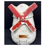 F. A. P windmill cookie jar.