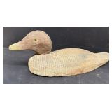 Wooden duck decoy