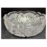 Cut glass bowl