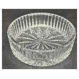 Heavy glass candy dish
