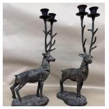Stack deer candle holders