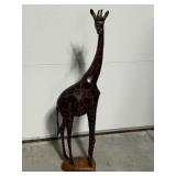 Wooden giraffe