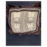 Crocheted pillow