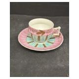 Early tea cup, and saucer