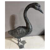 Cast aluminum duck 24"
