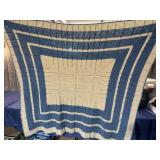 Afghan blue and white 4
