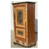 Paint decorated wardrobe