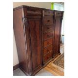 Large 9-Drawer Dresser w/ Double Wardrobes