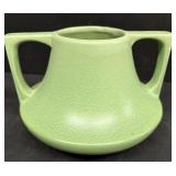 Green art pottery vase maybe TECO?