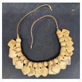 Kenya handmade wooden necklace