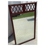VTG Mirror with Lattice Top