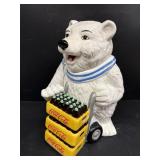 Coca-Cola polar bear cookie jar