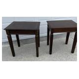 Pair of end tables