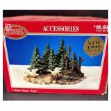 Dickens collectible one resin geese pond