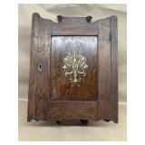 Antique wood mount cabinet