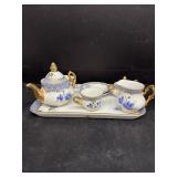 Limoges china Tea set miniature
