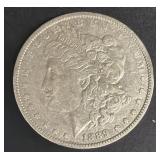 1889 O Morgan Silver Dollar