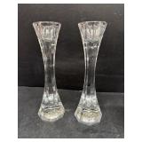 Royal Gallery Romania candlesticks glass