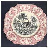 Adams England Rose Terrace oyster plate