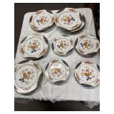 Canton fair china (13) dinner plates and (13)