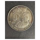Saint LABRE Indian school coin