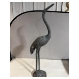Cast aluminum stork 36 inches