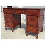 Fancy cherry kneehole desk