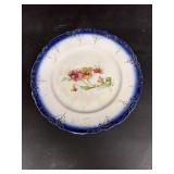 Flo blue early plate imperial China