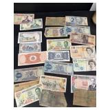 Foreign currency, England, Kenya, etc.