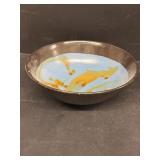 Pottery, vegetable bowl signed Grimes