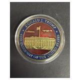 Donald Trump 45th president coin