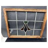 Lead glass window