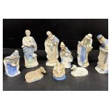 Porcelain nativity set